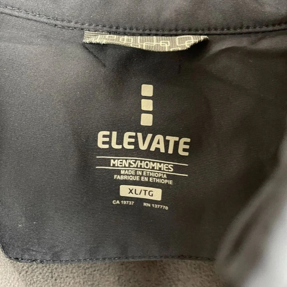 Elevate Men Long Sleeve Full Zip Windbreaker Jacket Size XL - Picture 3 of 6